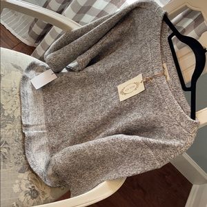 NWT Joyfolie Mia Joy Delia Smoke Top sz 12